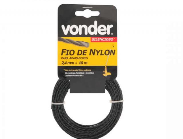 Fio de Nylon 2,4mmx10m Silencioso 