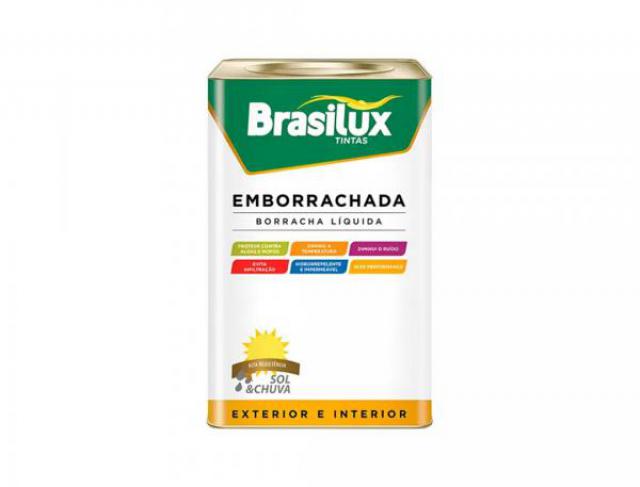 Tinta Emborrachada Branca 18L Brasilux
