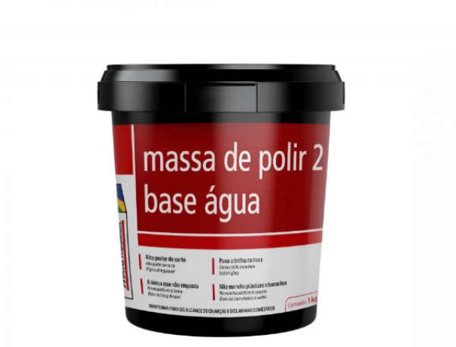 MASSA DE POLIR N°2 BASE ÁGUA