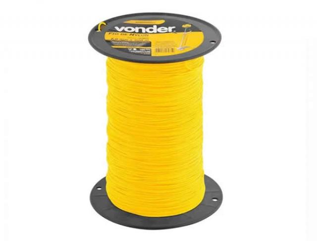 Fio de Nylon 2mmx500m Redondo Para Roçadeiras