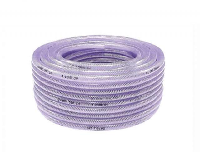 Mangueira Cristal Trançada Hidro Ar Pt250 Translúcida