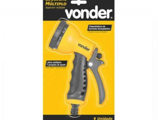 Esguicho Plástico Para Jardim, 7 Funções, Engate 1/2