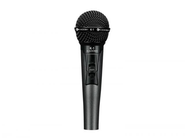 Microfone com Fio Kadosh K1 Dinâmico 