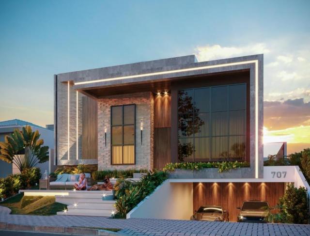 Residência com garagem subterrânea