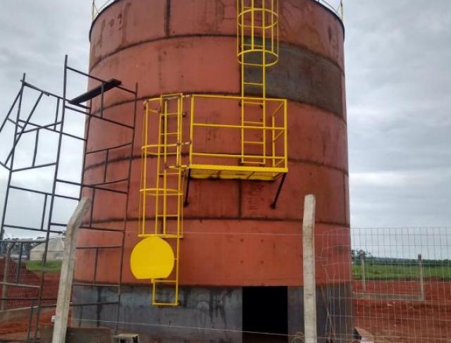 Caixa d’Água Metálica de 250 Mil Litros – Jardim Oriente | Sinop – MT
