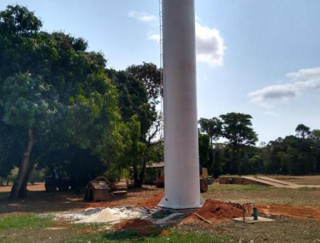 Caixa d’Água Metálica de 15 Mil Litros – Fazenda Batisteli